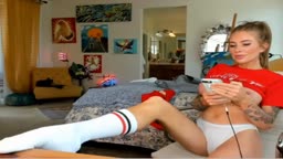 Busty Amateur Babe Coco Fucks Herself with a Dildo