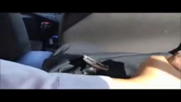 車内手コキ