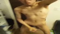 18歳初日に撮った高校生の自撮り全裸オナニー