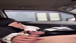 車内　ハメ撮り