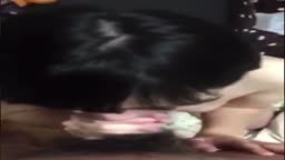 フェラ　顔射