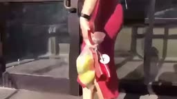 Coworker ass grab