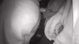 Encoxada big ass in jeans at nightclub