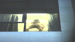 カーテン開けて3