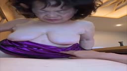 超熟好き必見 垂れ乳ババアの淫語騎乗位