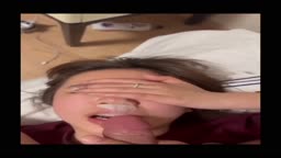 顔射