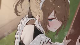 kmr R18 事務的メイドの野外えっち音声♡
