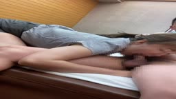 着衣フェラ