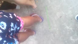 Stained her ass