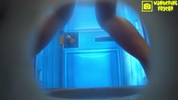 pissing voyeur porta potty