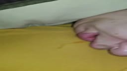 feeding cum to tired mother-in-law