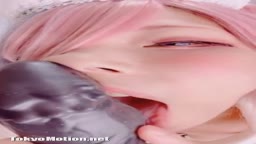 クソ可愛いコスプレピンク髪