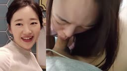 Yi Yuna Blowjob Cum Face and Dildo Play