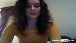 Shy Girl with Big Tits Masturbates on Webcam