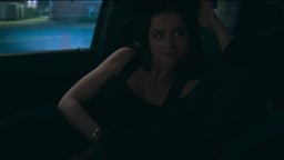 in the car