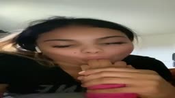 Bad mom suck it’s hands like dick