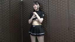 《個撮**》コスプレカフェのパンチラ面接記録345
