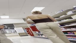 Cum On Tall Blonde's Khakis