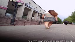 She couldn’t hide her butt