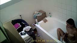 bad sister masturbates infront of...
