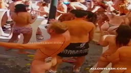 IPCAM - Guy fucks 3 girls at party