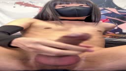 男の娘　近距離射精