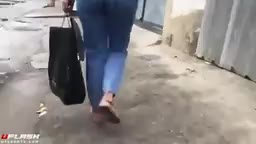 Cum on ass and touch 16
