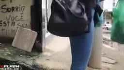 Cum on ass and touch 19