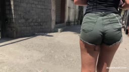 Cum on ass and touch 26