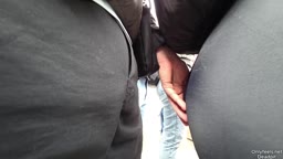 fondling that huge ass in legging