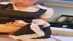 【個人撮影】メイド服を着たまま騎乗位
