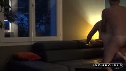 Mature Helene by the Window