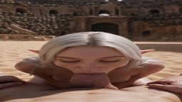 Sexual intercourse between Frieren and Himmel