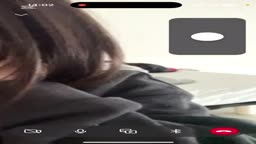黒髪清楚　オナ電