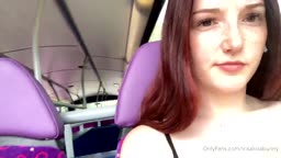 Yng British Teen Masturbating On Bus