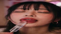 よだれ垂らして疑似舐め