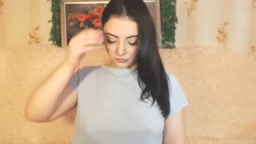 Beautiful Brunette Sexy Bedroom Moves