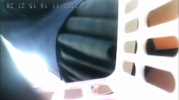 In the skirt of a Japanese woman