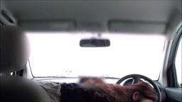 むっちり女の車内セックス.