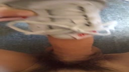 同級生の上靴にぶっかけ
