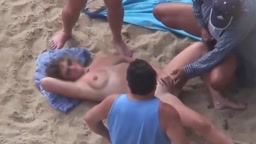 Mature Beach Play