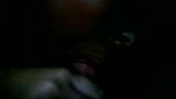 黒ギャル　口内発射　個人撮影