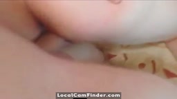 Blonde Babe Fucked By Her BF On Her Pussy And Mouth