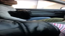 Passenger seat blowjob