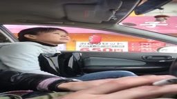 Passenger seat blowjob