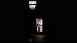 民家の窓盗撮画像