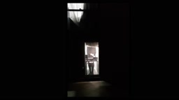 民家の窓盗撮画像