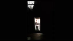 民家の窓盗撮画像