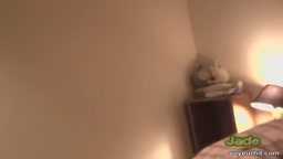 かわいい十代の宿題中に自慰行為 - Cute teen masturbate during homework