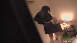 かわいい十代の宿題中に自慰行為 - Cute teen masturbate during homework
